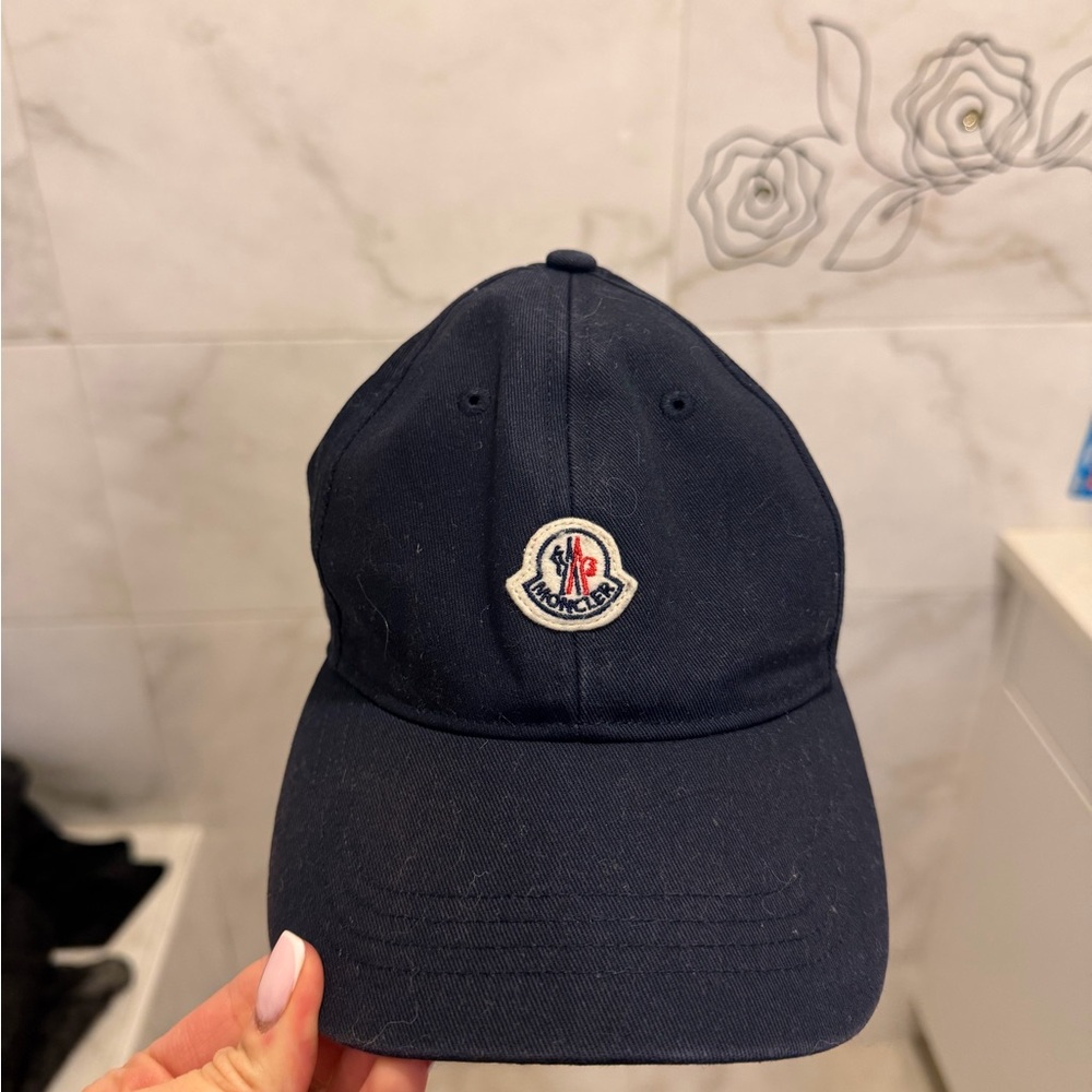 Moncler Dark Blue Baseball Cap